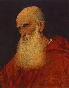 TIZIANO Vecellio Portrait of an Old Man (Pietro Cardinal Bembo) fgj Sweden oil painting artist